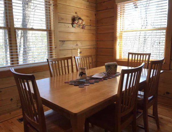 Iron Ring Cabin Dining Room