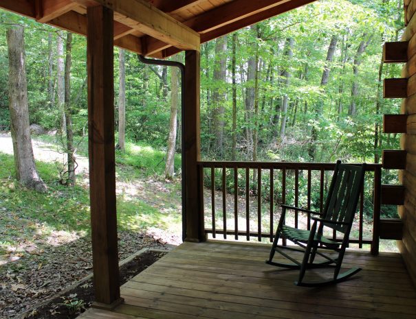 Iron Ring Cabin Porch