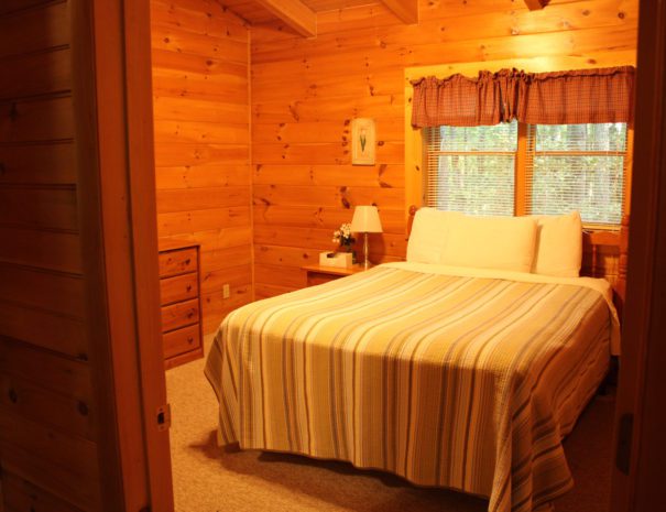 Lost Paddle Cabin Queen Bed