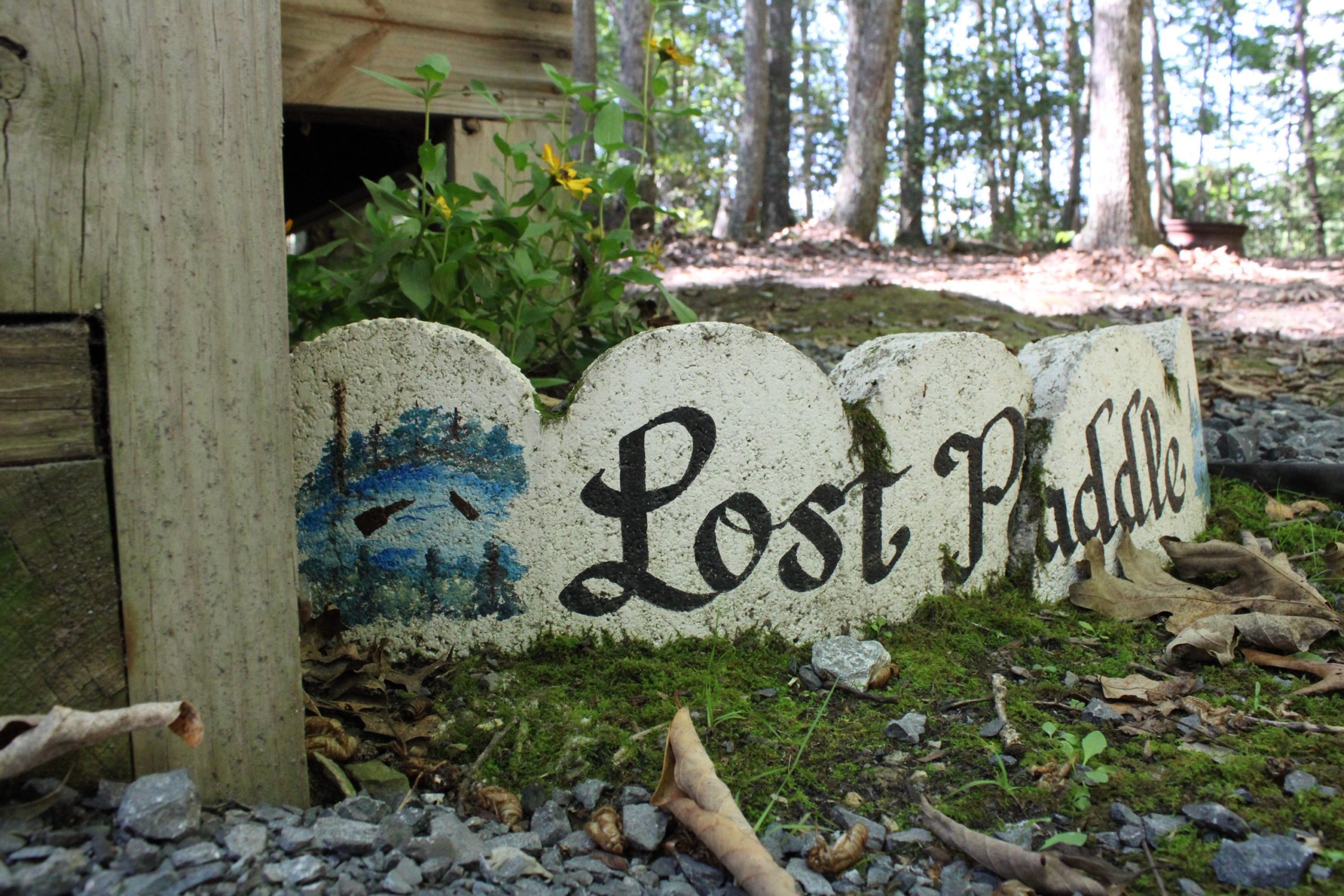 Lost Paddle Cabin Sign