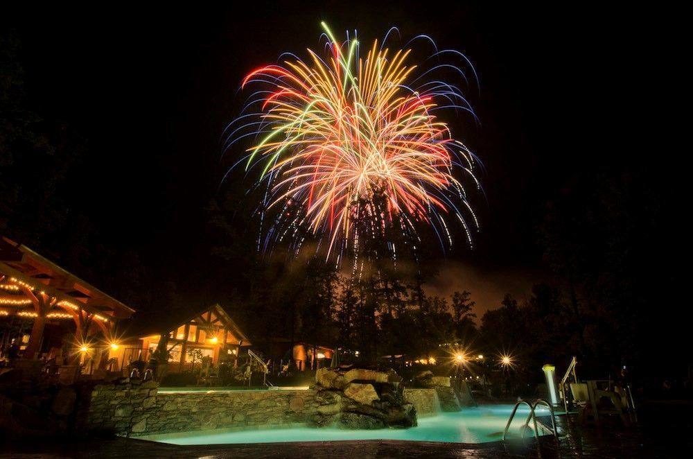 Adventures on the Gorge Fireworks over the Pool