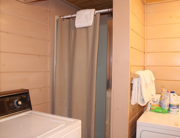 Cherokee Cabin Downstairs Bathroom