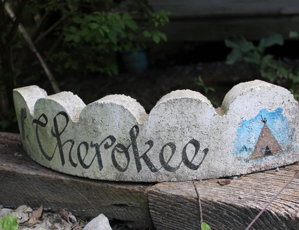 Cherokee Cabin Sign