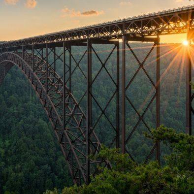 New River Gorge Bridge Sunset