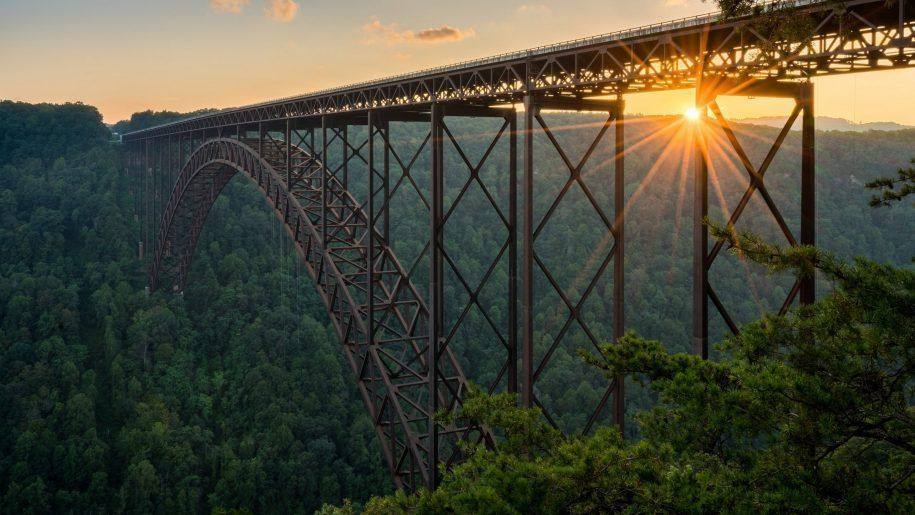 New River Gorge Bridge Sunset