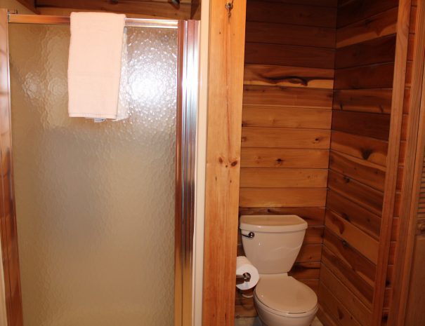 Spencer Cabin Lower Level Bathroom