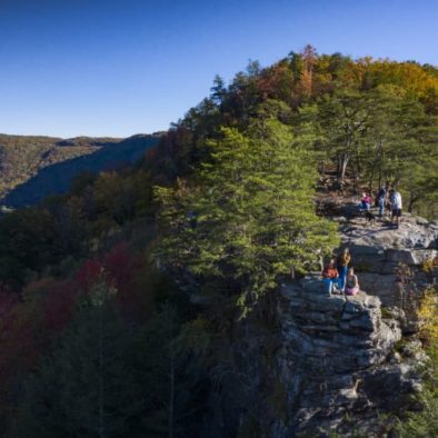 Fall hiking in the New River Gorge