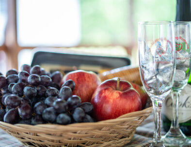 Fruit and Cheese Basket Package